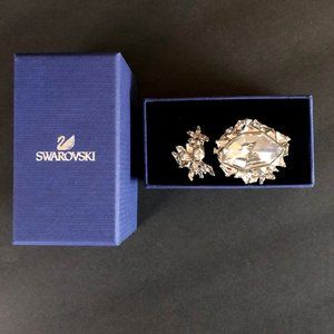 Swarovski Ice Crack Motif Ring